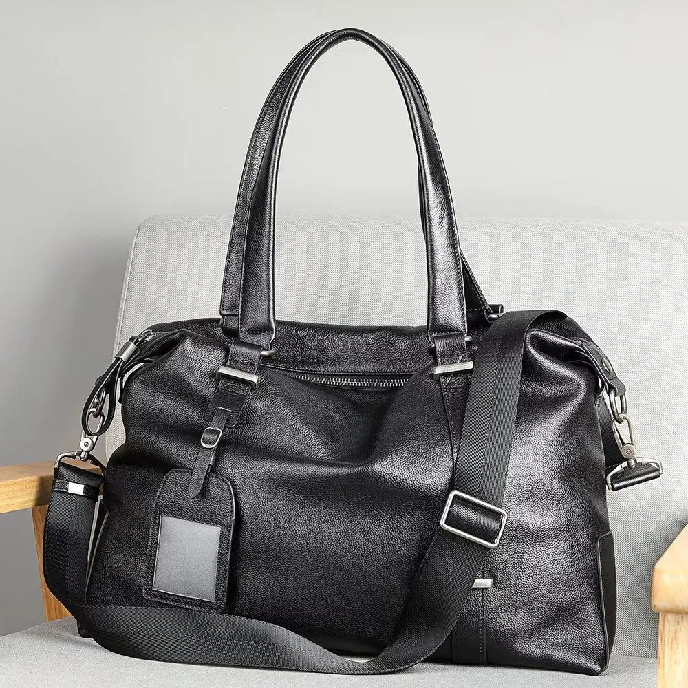 CowLuxe Elegant Leather Handbag