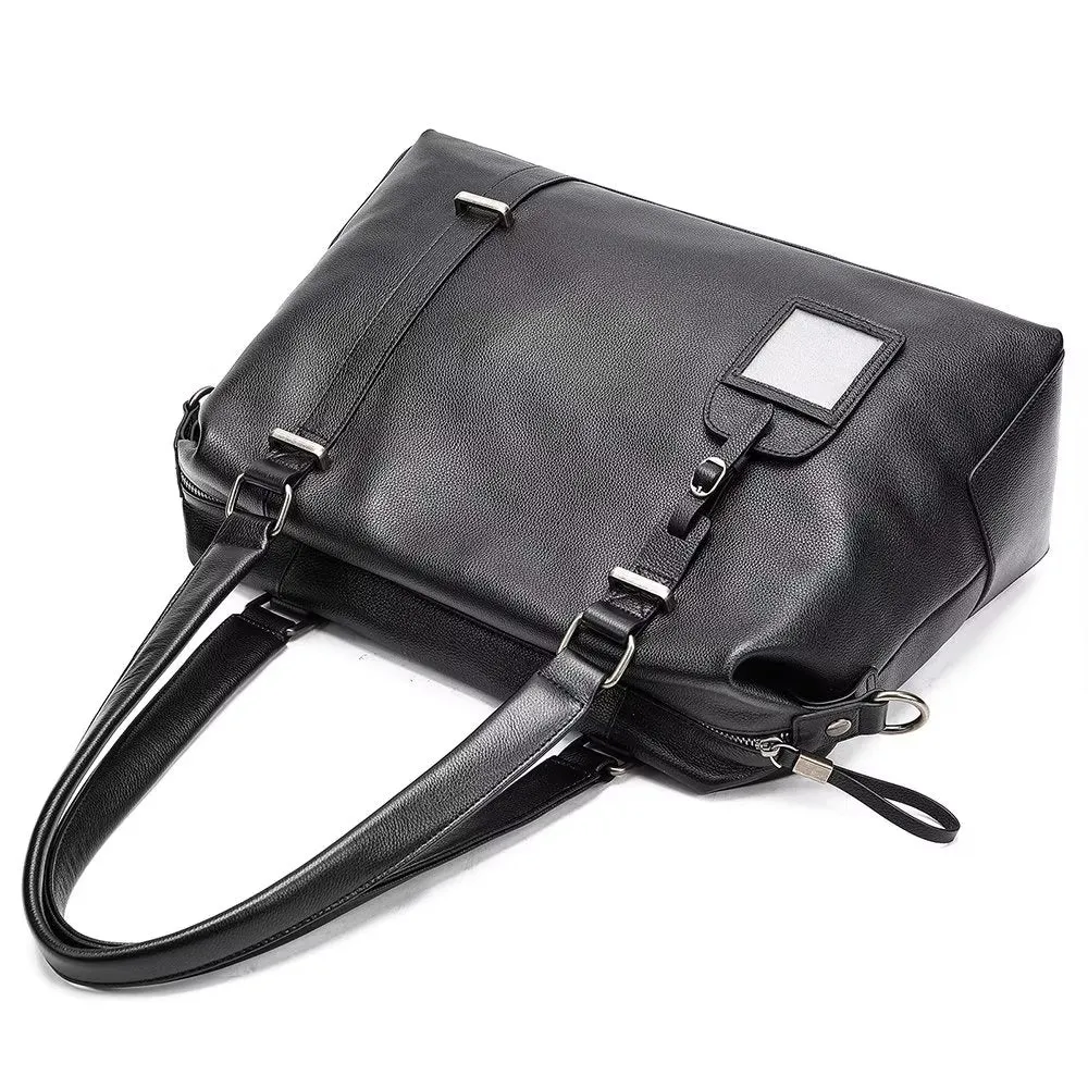 CowLuxe Elegant Leather Handbag