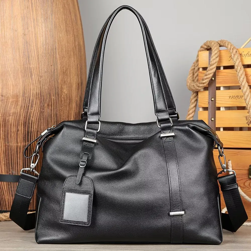 CowLuxe Elegant Leather Handbag