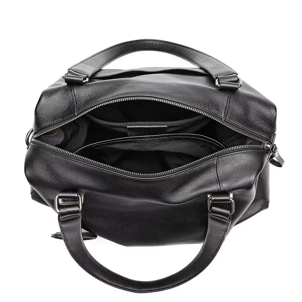 CowLuxe Elegant Leather Handbag