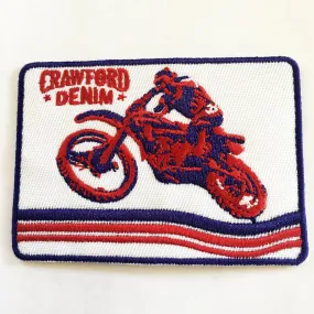 CRAWFORD DENIM MOTO PATCH