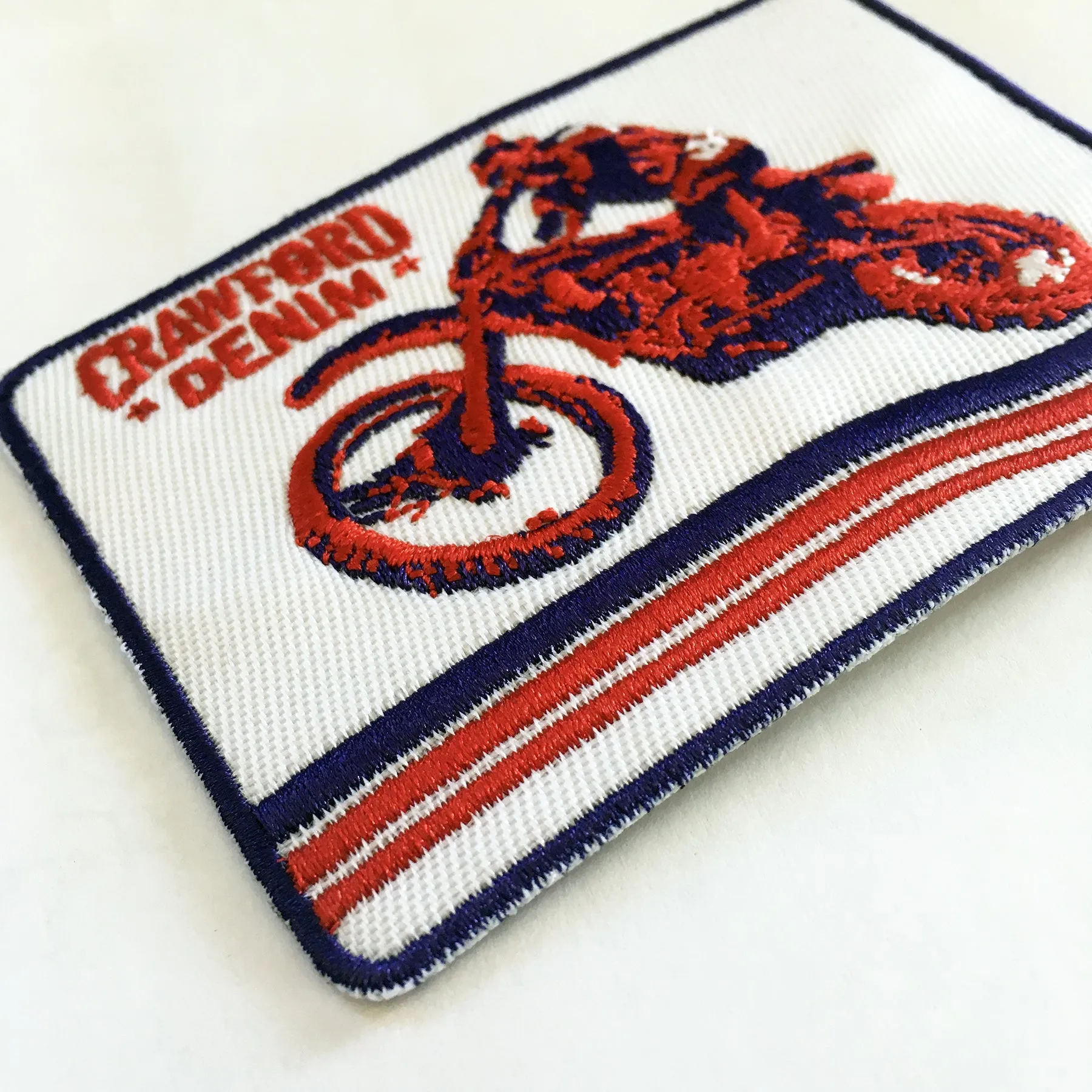 CRAWFORD DENIM MOTO PATCH