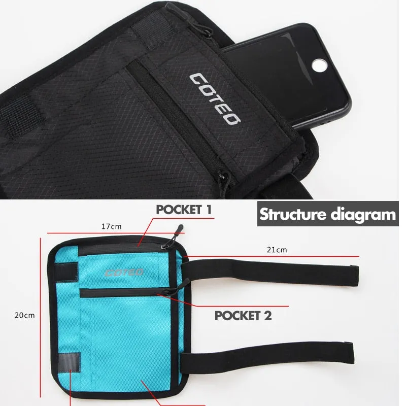 Creative Sports Bag Shockproof Mobile Phone Calf Bag Running Leg Bag Multi-use Outdoor Riding Travel Wallet Cycling Bag