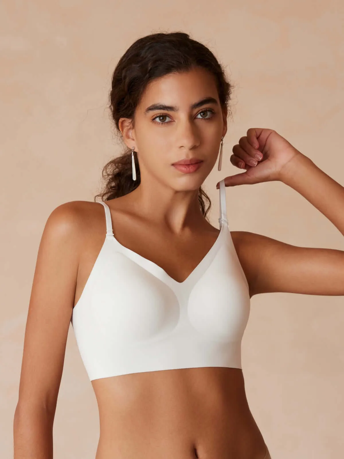 Cross Strap Back Beauty Cloud Wireless Invisible Bra