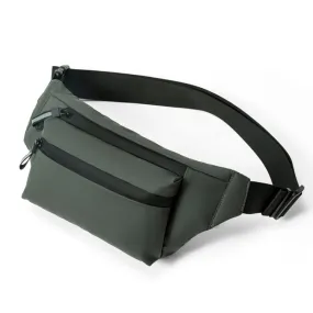 cxs-321 Adjustable Oxford Cloth Waist Bag for Men, Size: 32 x 12 x 6cm(Dark Green)