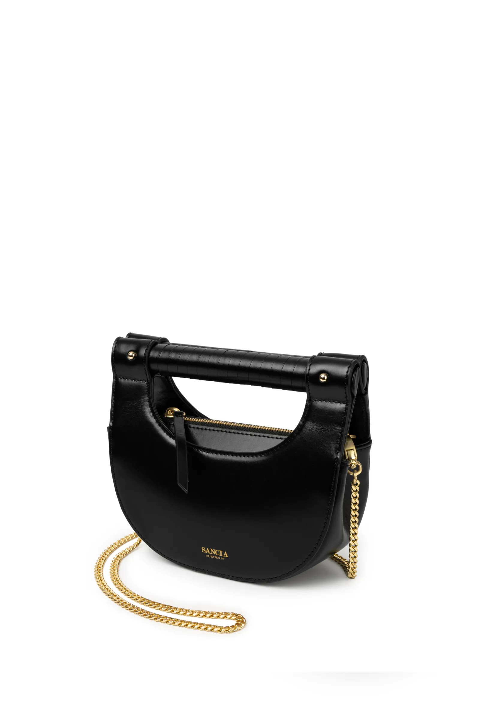 Cybil Halfmoon Bag - Black