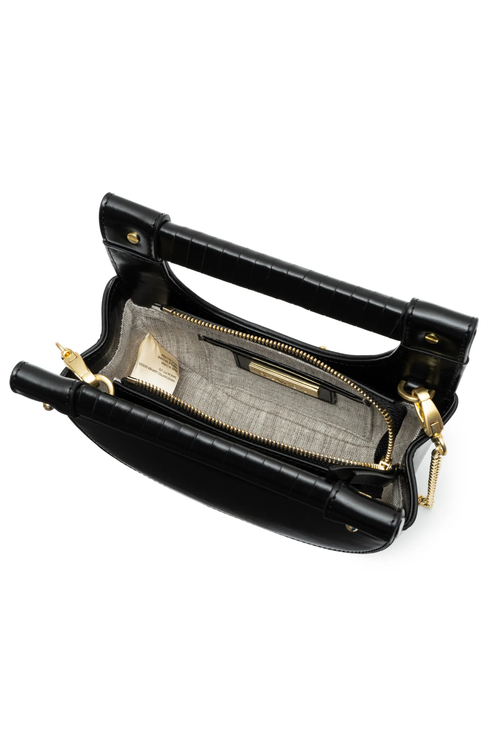 Cybil Halfmoon Bag - Black