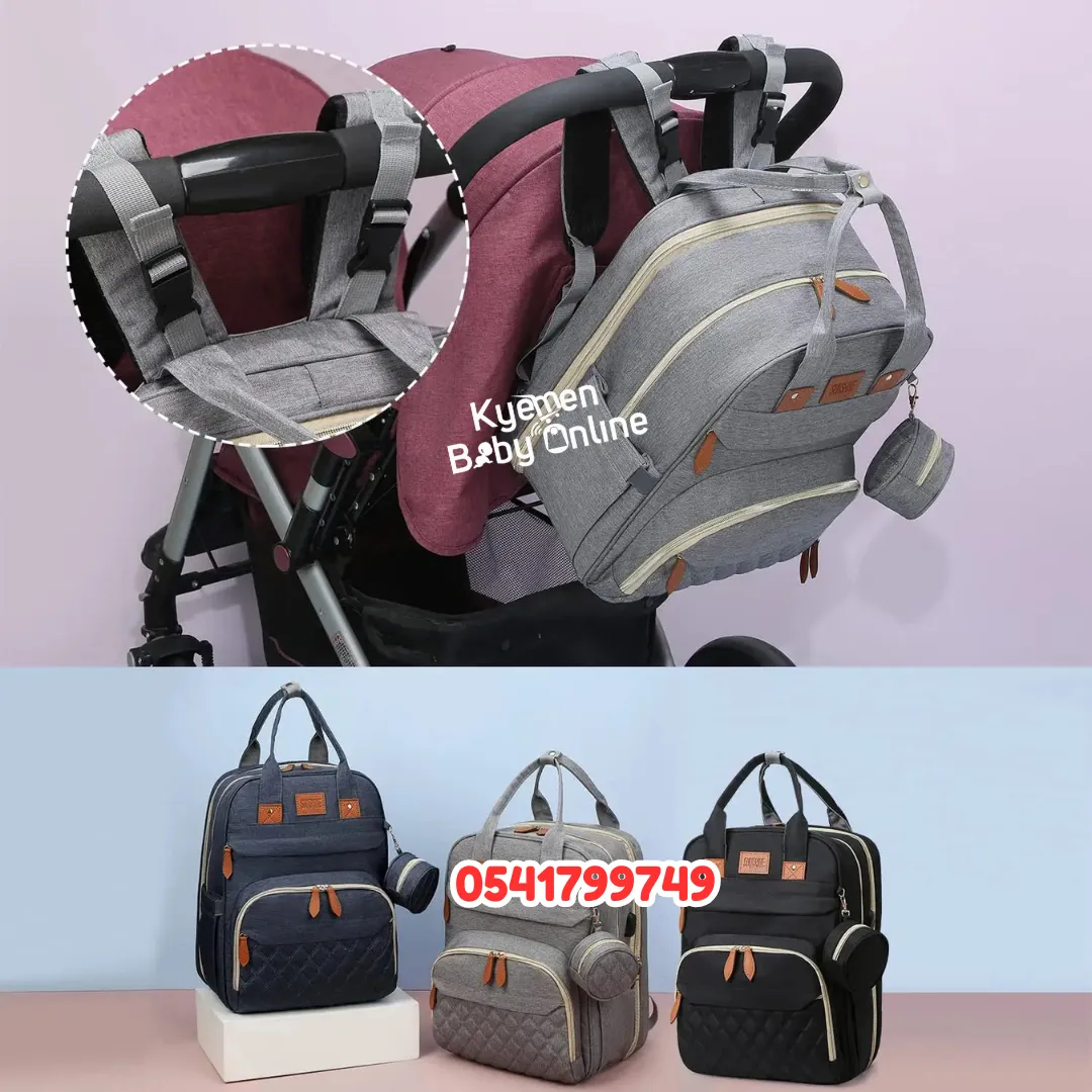 Diaper Bag And Bed (Backpack Sunshine With Design)