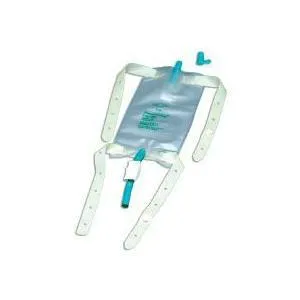 Dispoz-a-Bag Leg Bag with Flip-Flo Valve and Fabric Straps, 32 oz.