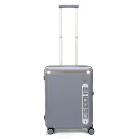 Echolac Dynasty 55cm Hardcase Non-Expandable 4 Double Wheel Cabin Luggage Trolley Ice Blue - PC142