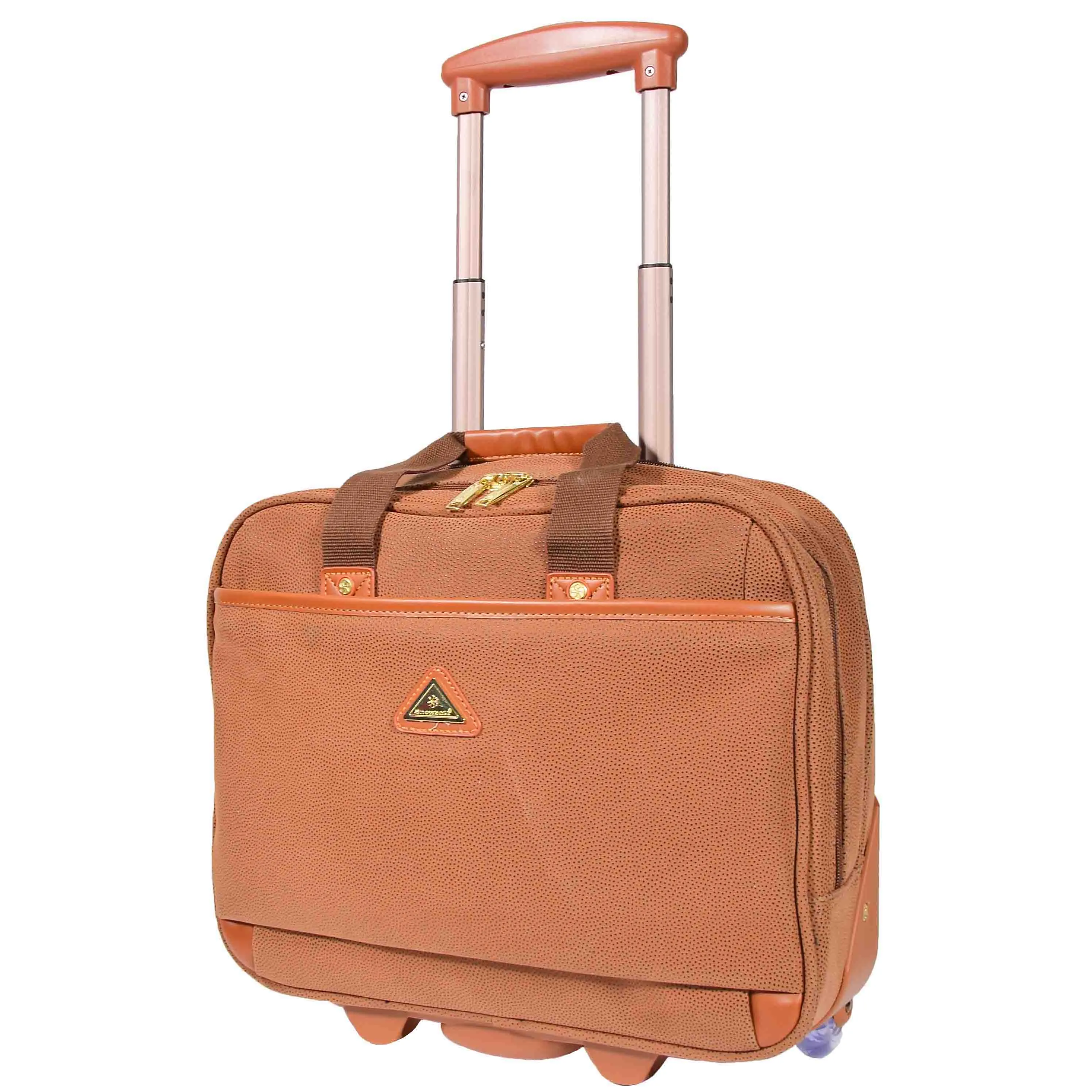 Executive Wheeled Laptop Pilot Case A04021 Camel