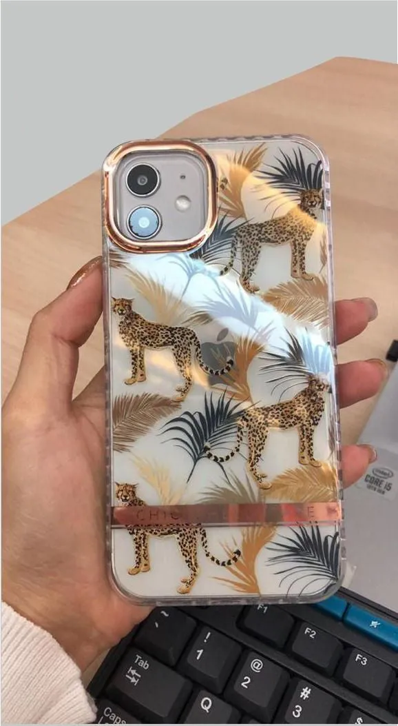 Fashion Flower Print Hard Case For Vivo