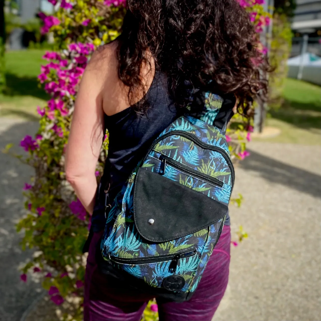 Follow the Ferns Sling Backpack