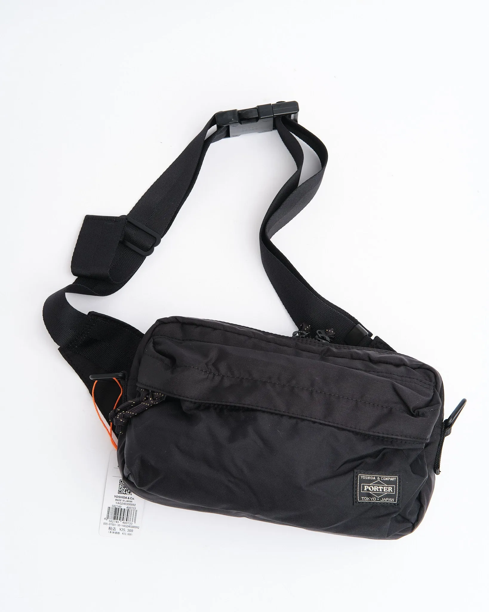 FORCE 2WAY WAIST BAG BLACK