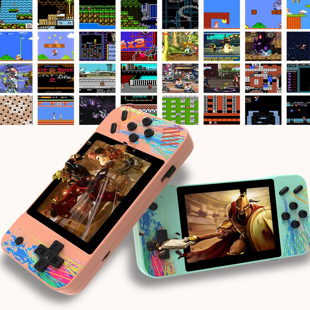 G3 Handheld Video Game Console Built-in 800 Classic Games- USB Charging