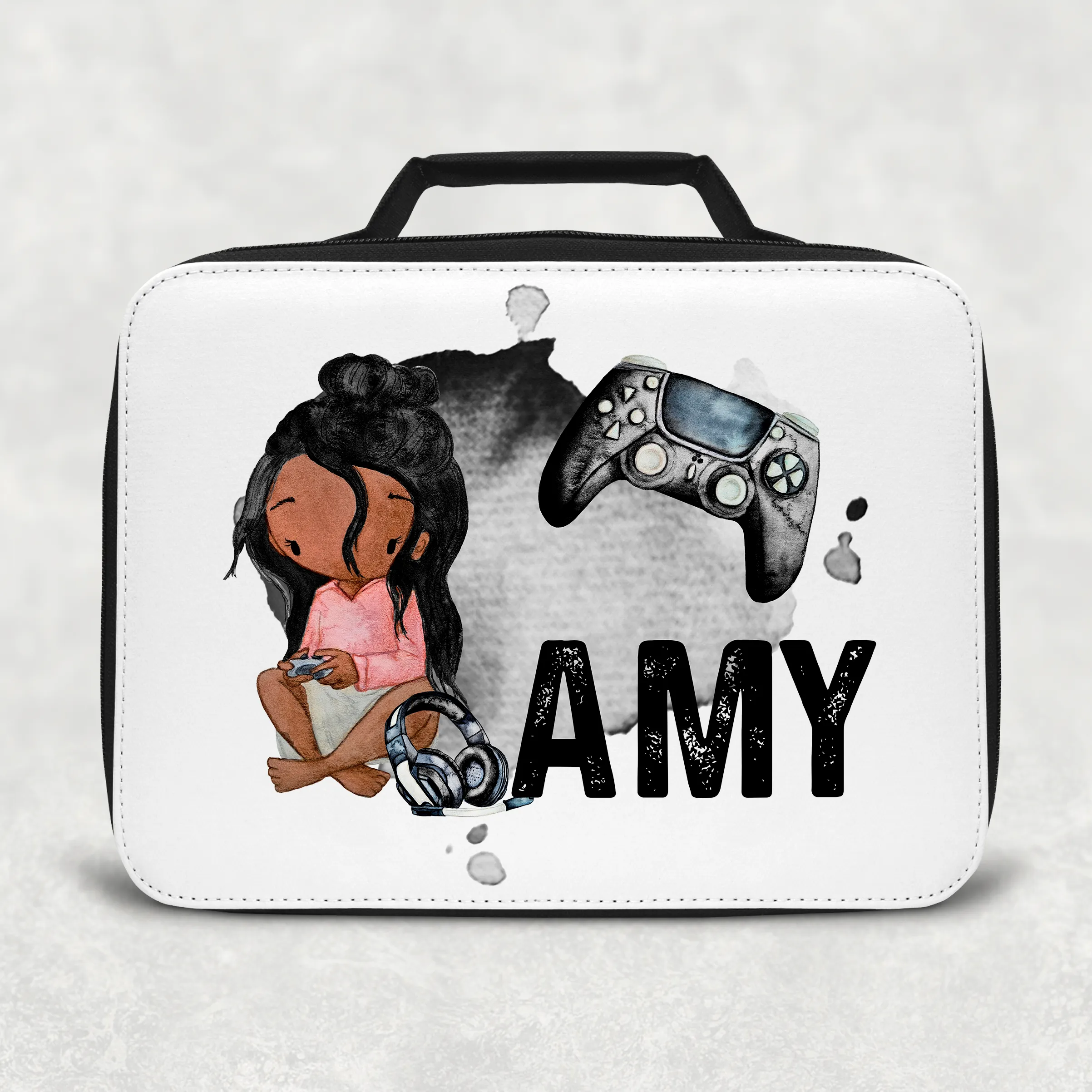 Gamer Character Insulated Lunch Bag