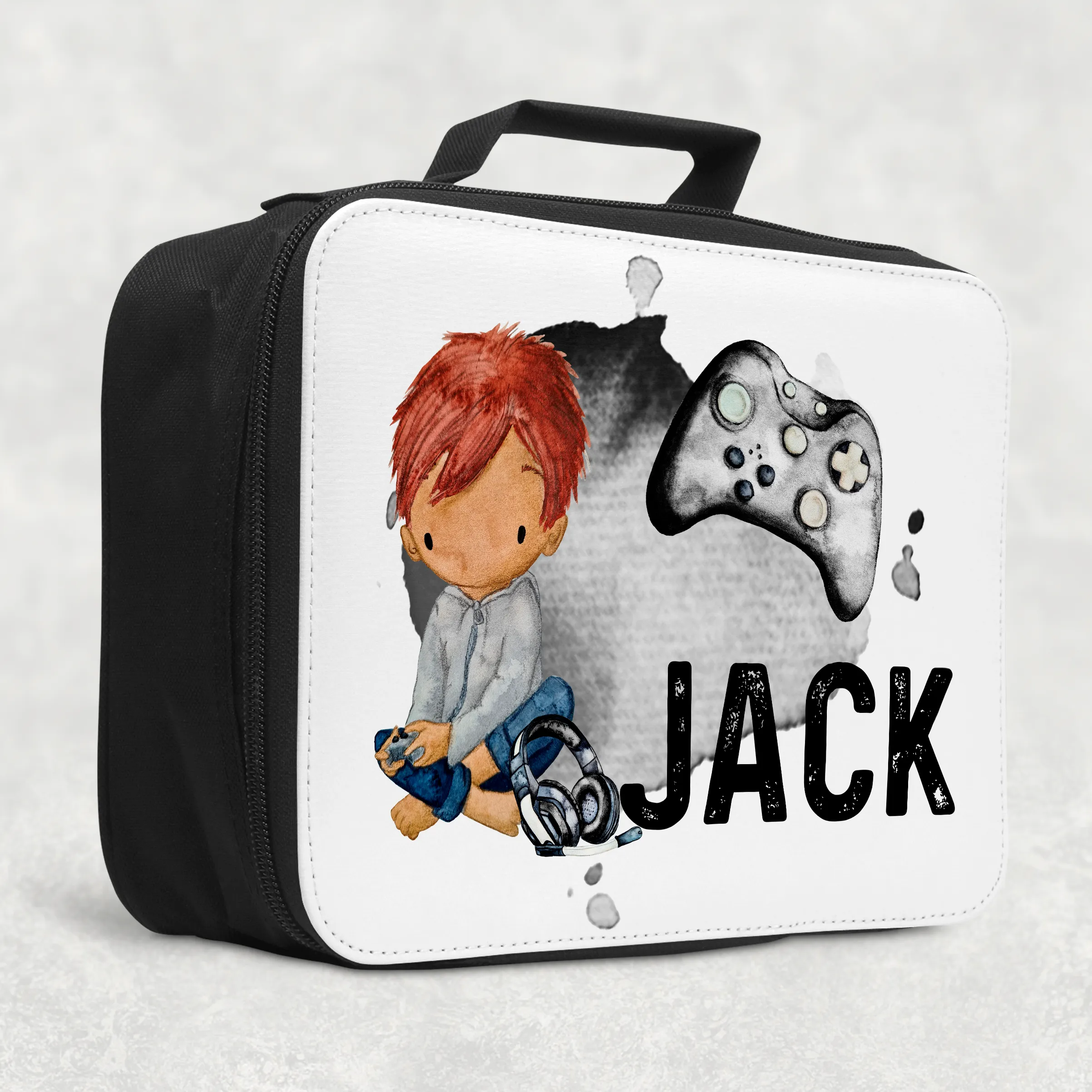 Gamer Character Insulated Lunch Bag