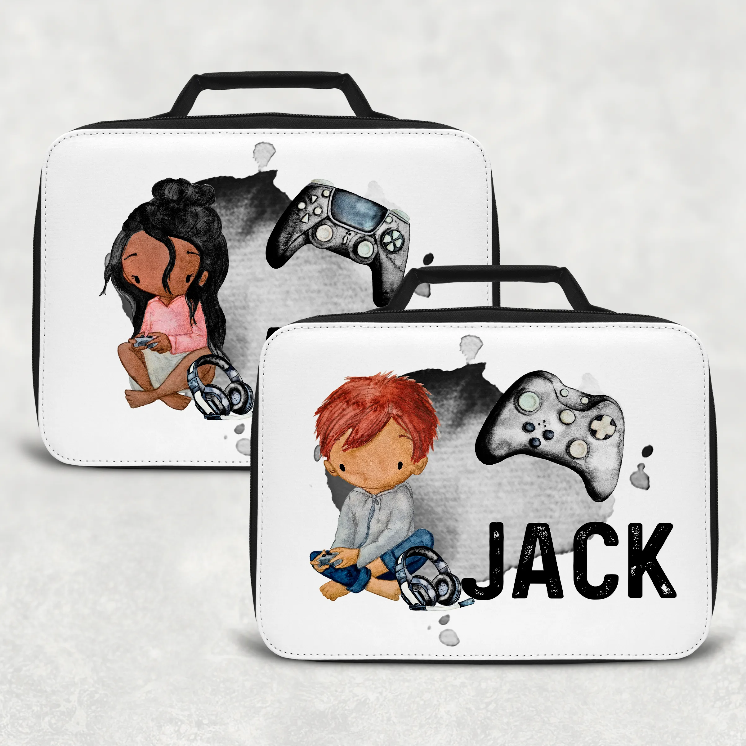 Gamer Character Insulated Lunch Bag