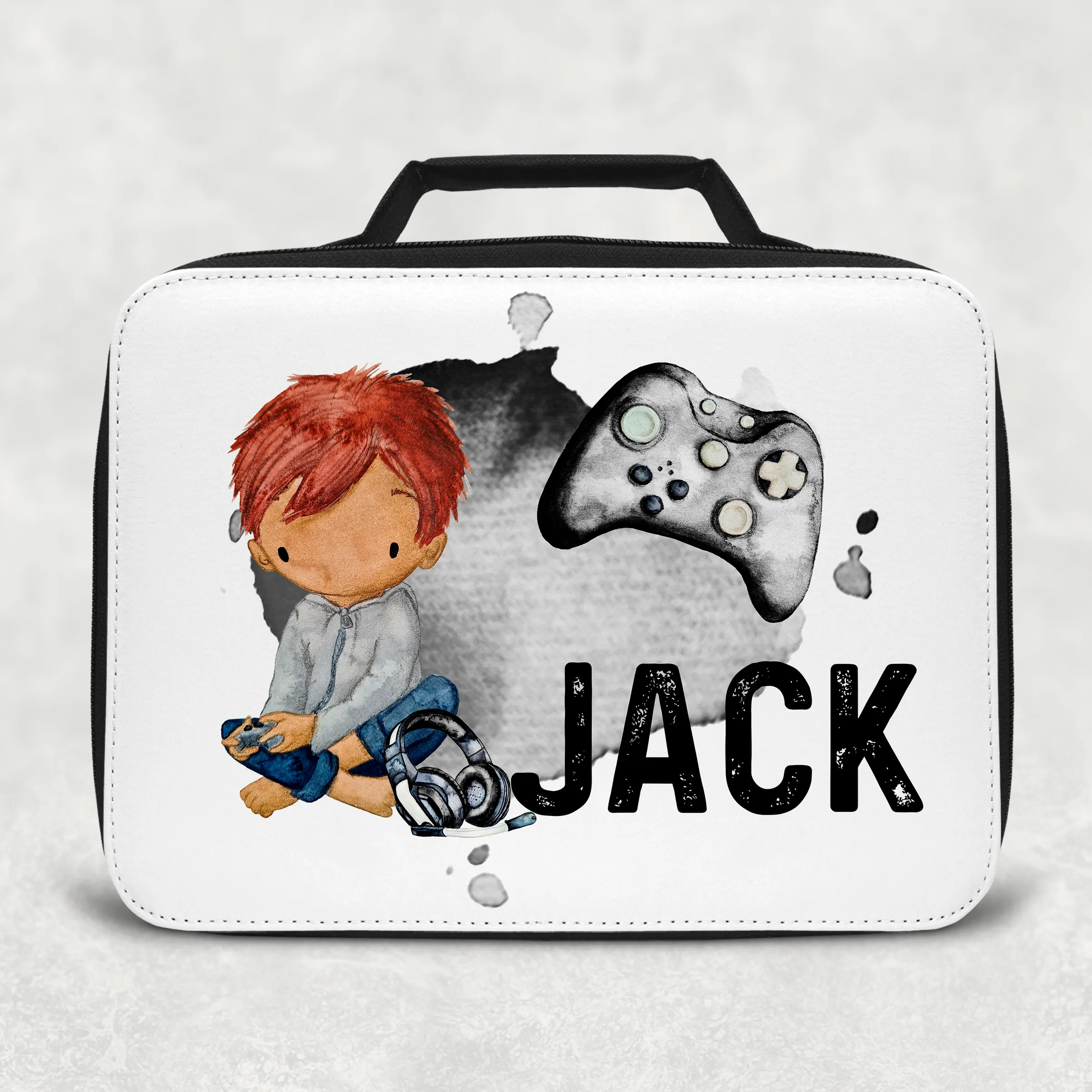 Gamer Character Insulated Lunch Bag