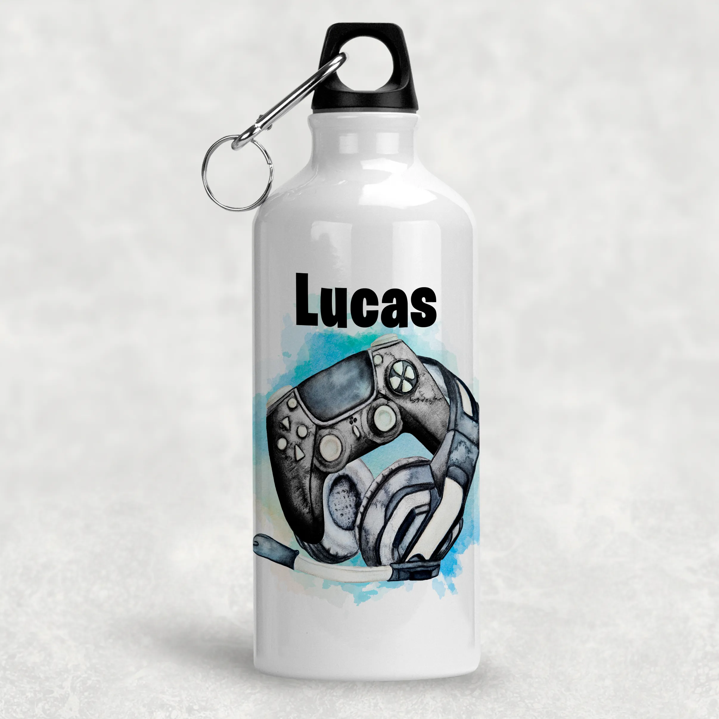 Gamer Controller Personalised Water Bottle - 400/600ml