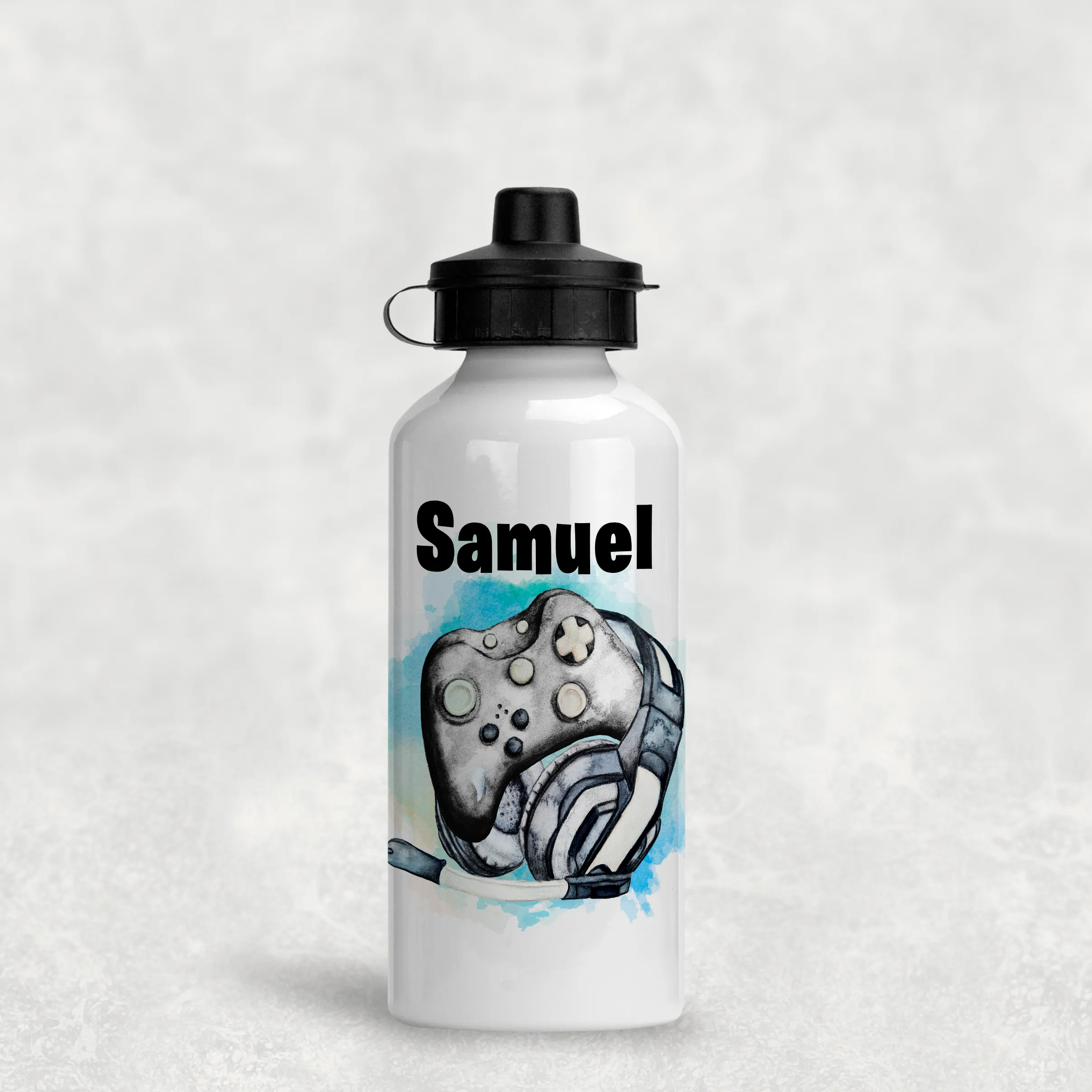 Gamer Controller Personalised Water Bottle - 400/600ml