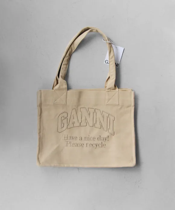 GANNI Large Easy Shopper Denim "DENIM"