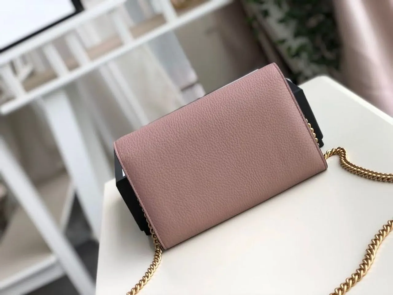 gg Marmont Mini Chain Bag Pink For Women 7.9in/20cm gg