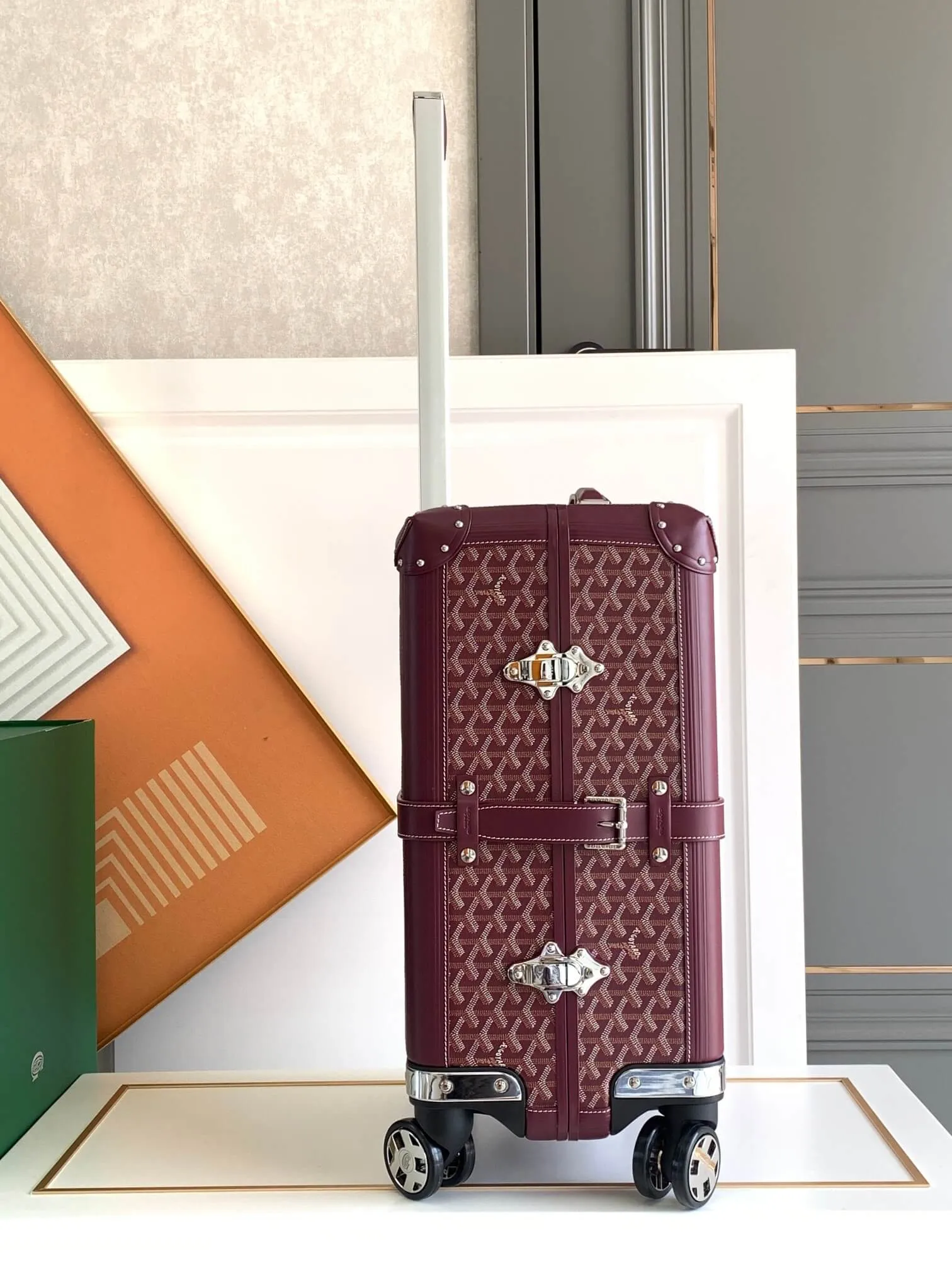 Goyard Bourget PM Trolley Case ( 8 Colors)