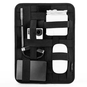 Grid Organizer | Elastic Bands For Objects | Pocket For Tablet | Velcro EasyLock