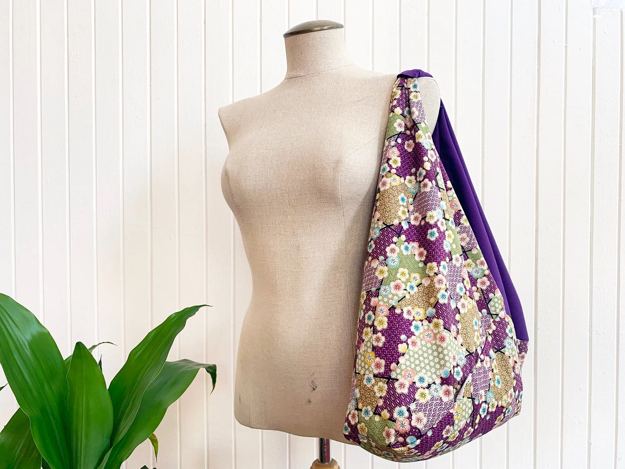 *Handmade* Origami bag | Market bag | Sakura (Purple)