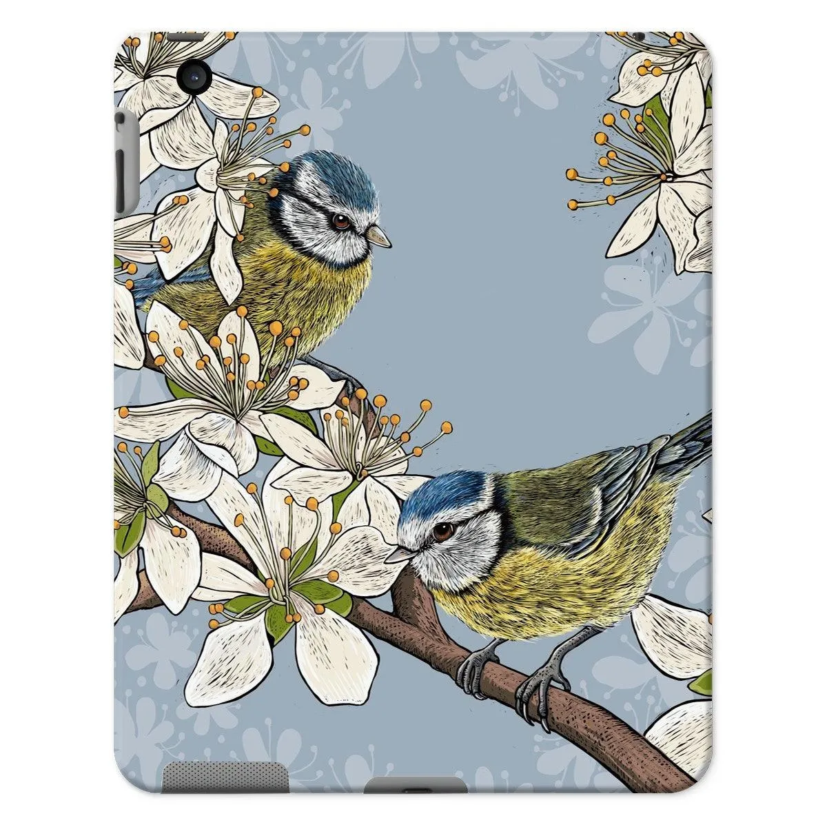 Hedgerow Blue Tits Tablet Case