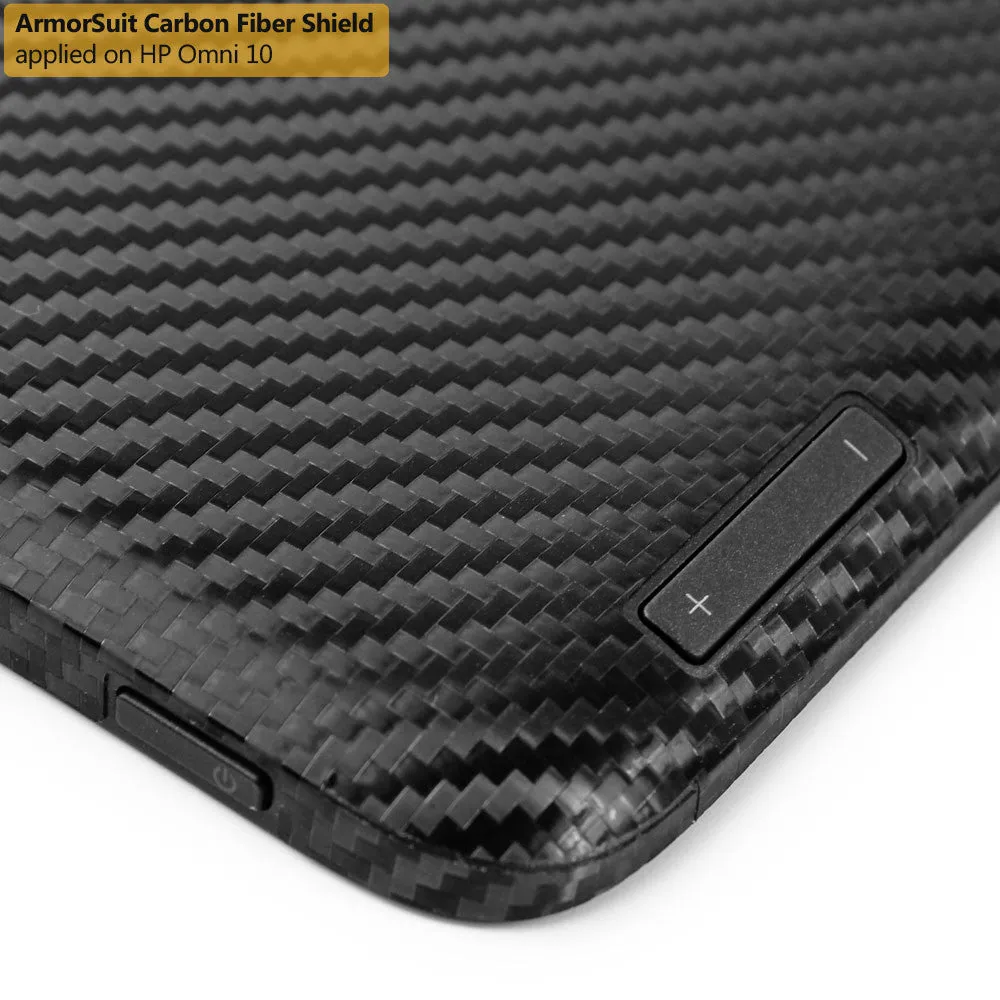 HP Omni 10 Screen Protector   Black Carbon Fiber Film Protector