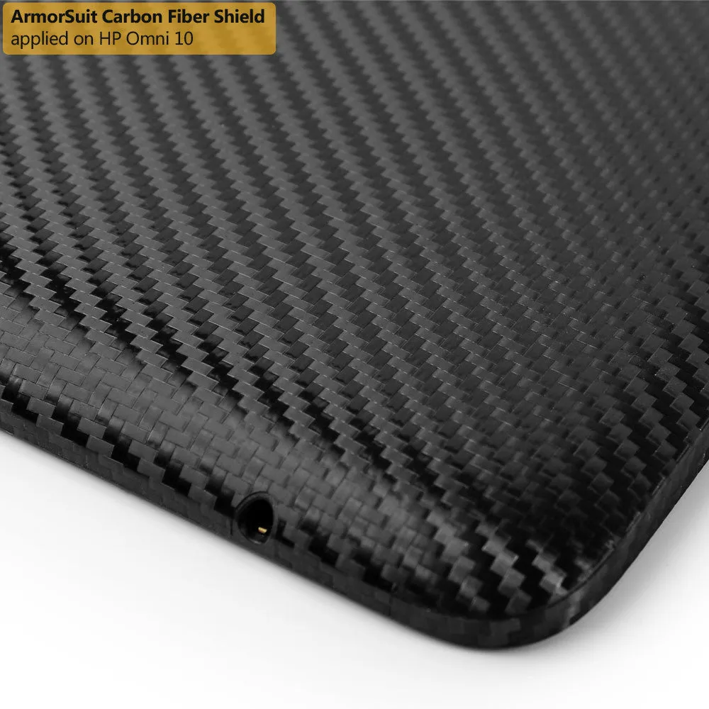 HP Omni 10 Screen Protector   Black Carbon Fiber Film Protector