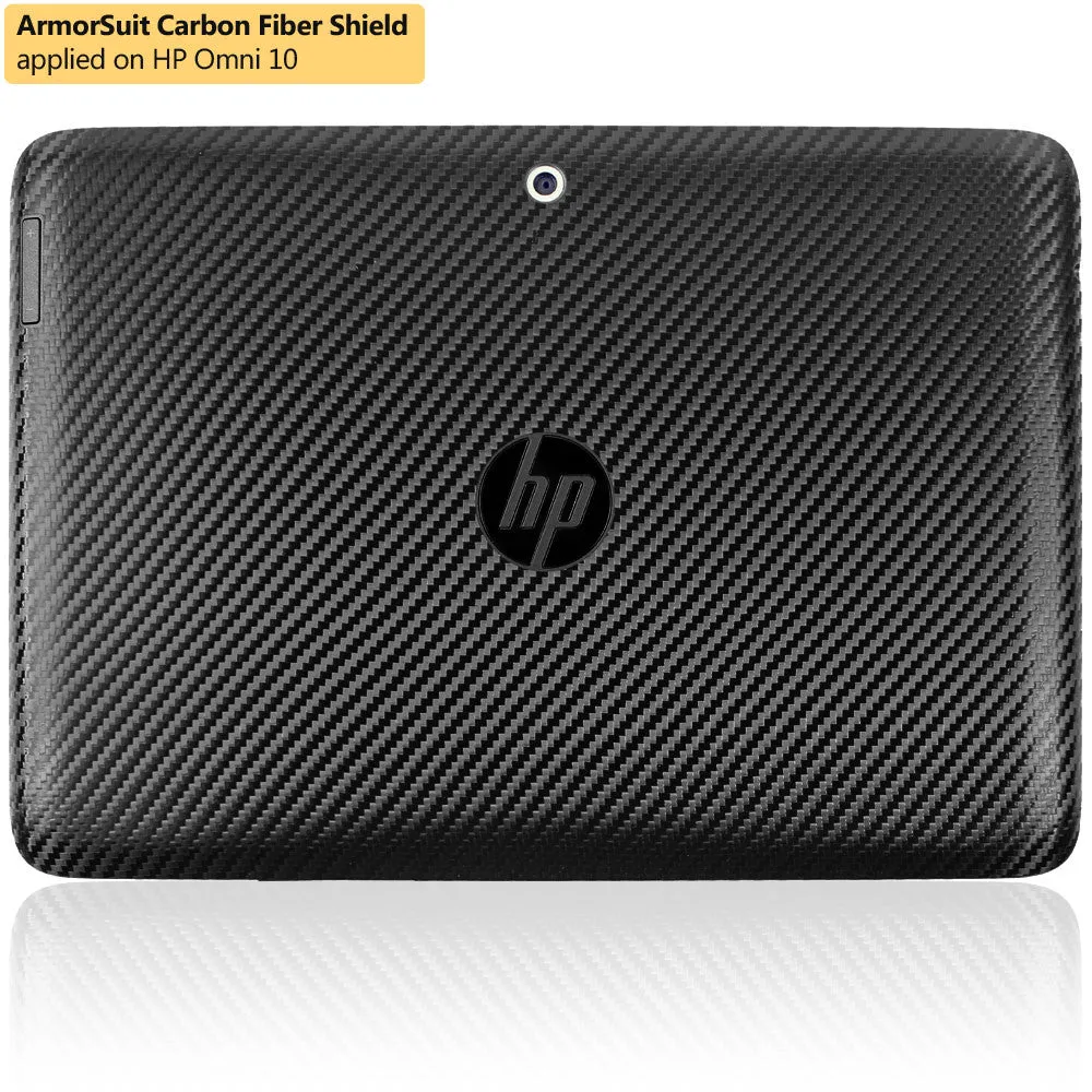 HP Omni 10 Screen Protector   Black Carbon Fiber Film Protector