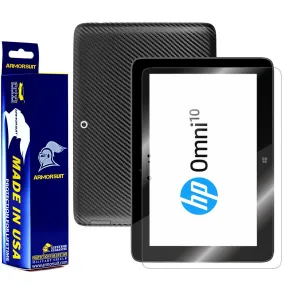 HP Omni 10 Screen Protector   Black Carbon Fiber Film Protector