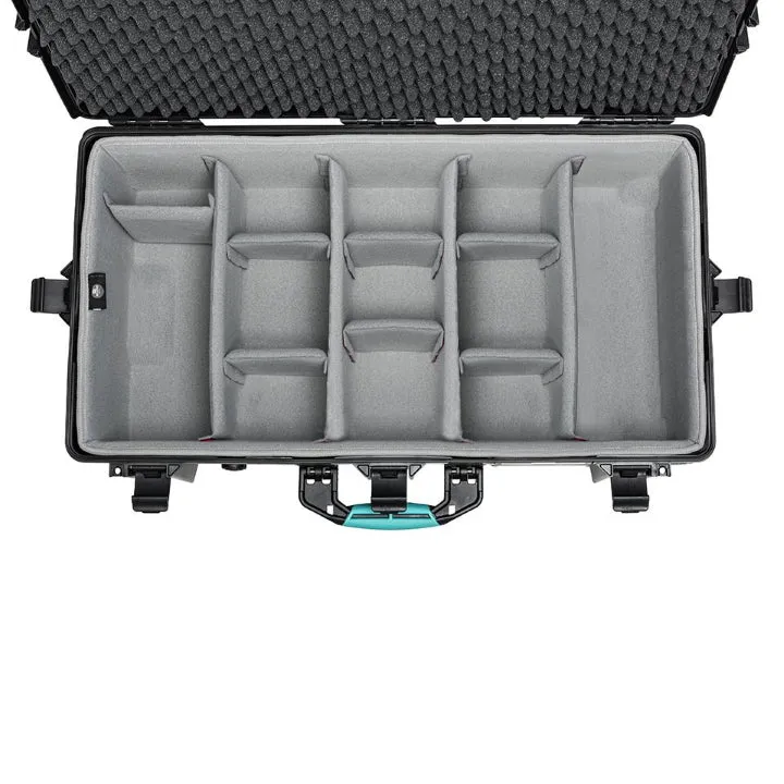 HPRC 2745W - Wheeled Hard Case w/ Second Skin Liner & Dividers - Black