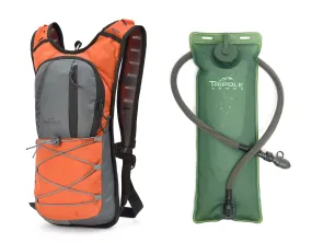 Hydration Backpacks 3 litres for Cycling with Water Bladder | Hydration Orange   Bladder