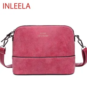 INLEELA Hot Sale Vintage  Women Bag Nubuck Shoulder Bags Small Crossbody Bags Fashion Women Messenger Bags