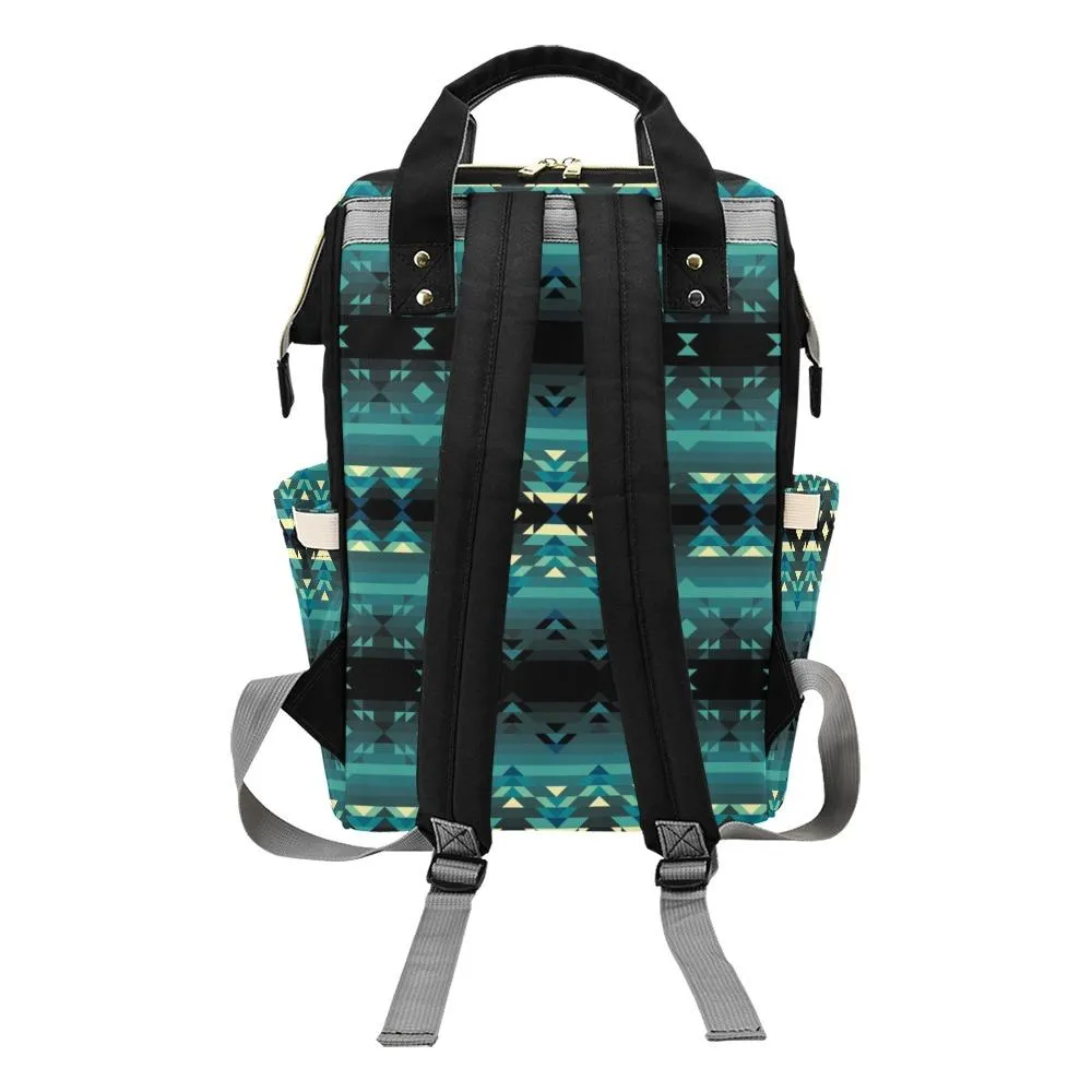 Inspire Green Multi-Function Diaper Backpack/Diaper Bag