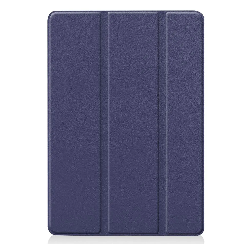 iPad 10.2 (2021) / (2020) / (2019) tri-fold PU leather flip case - Dark Blue