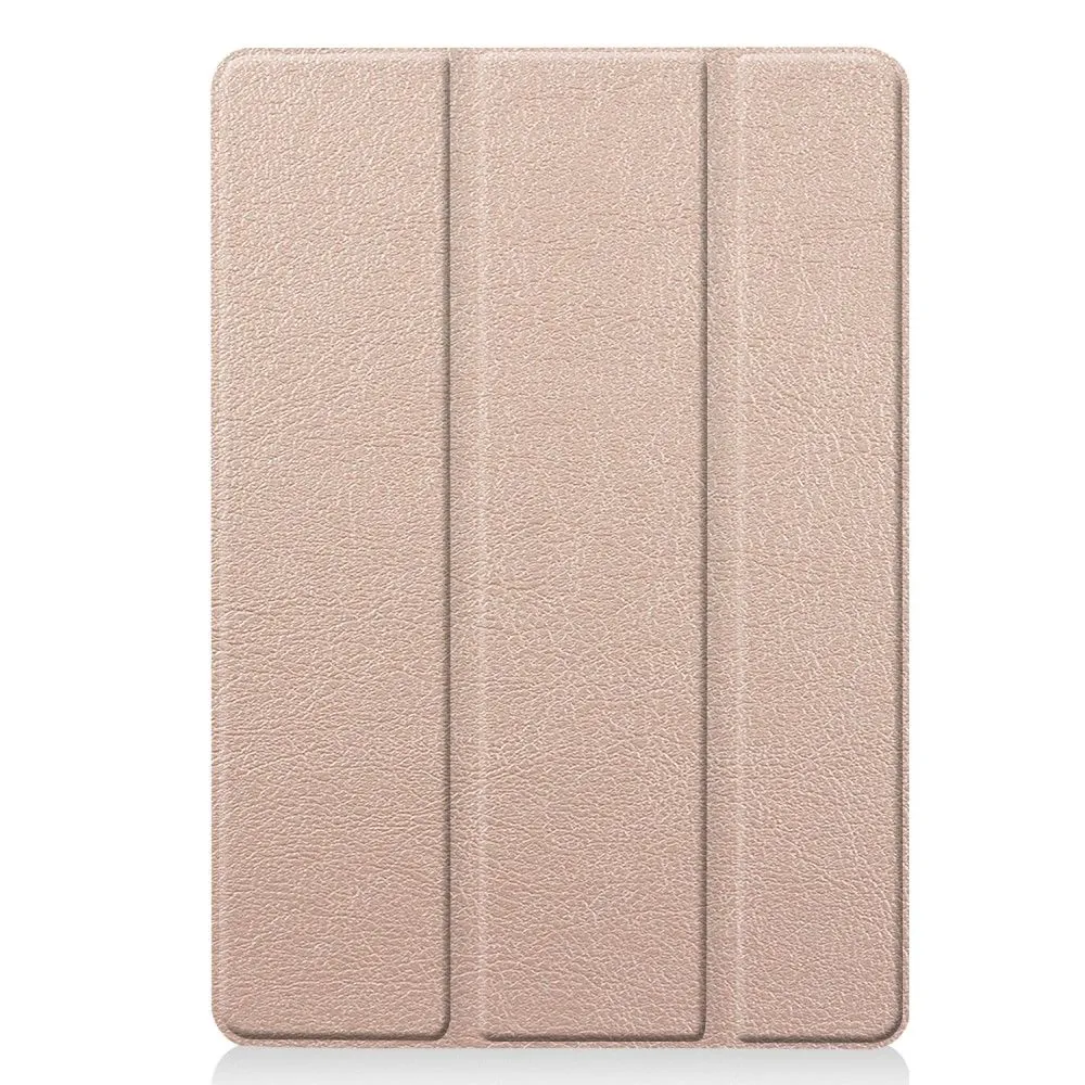 iPad 10.2 (2021) / (2020) / (2019) tri-fold PU leather flip case - Gold