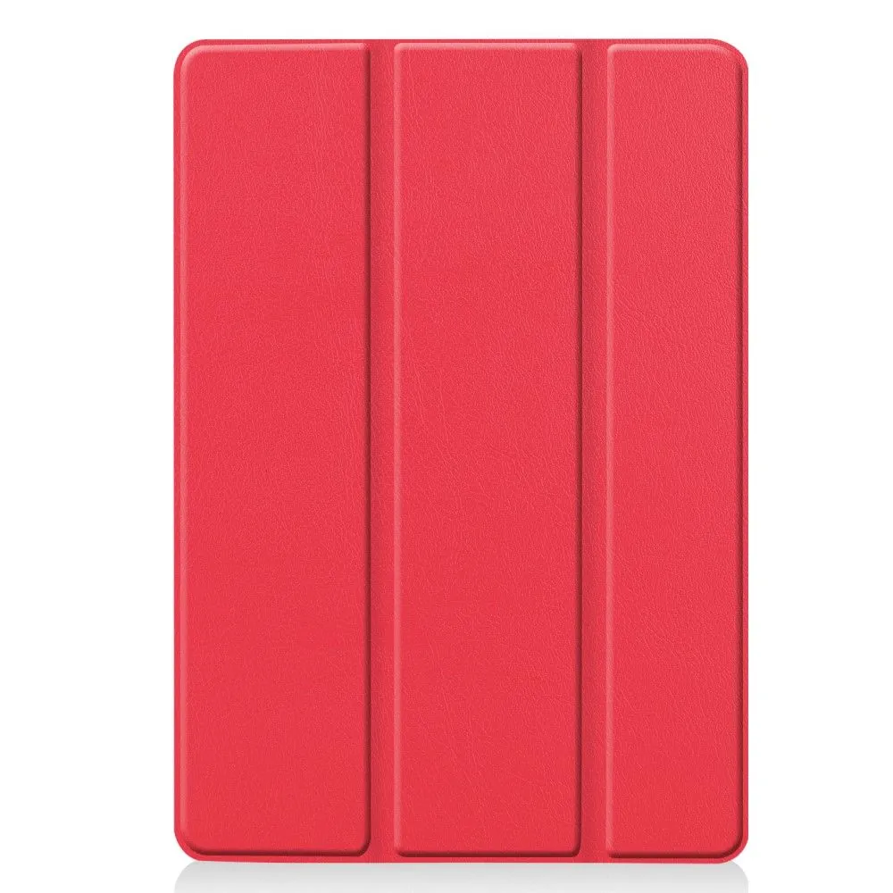 iPad 10.2 (2021) / (2020) / (2019) tri-fold PU leather flip case - Red