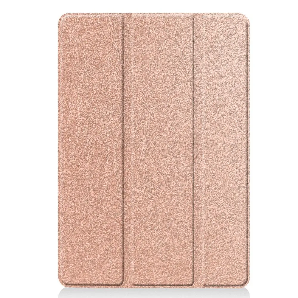 iPad 10.2 (2021) / (2020) / (2019) tri-fold PU leather flip case - Rose Gold