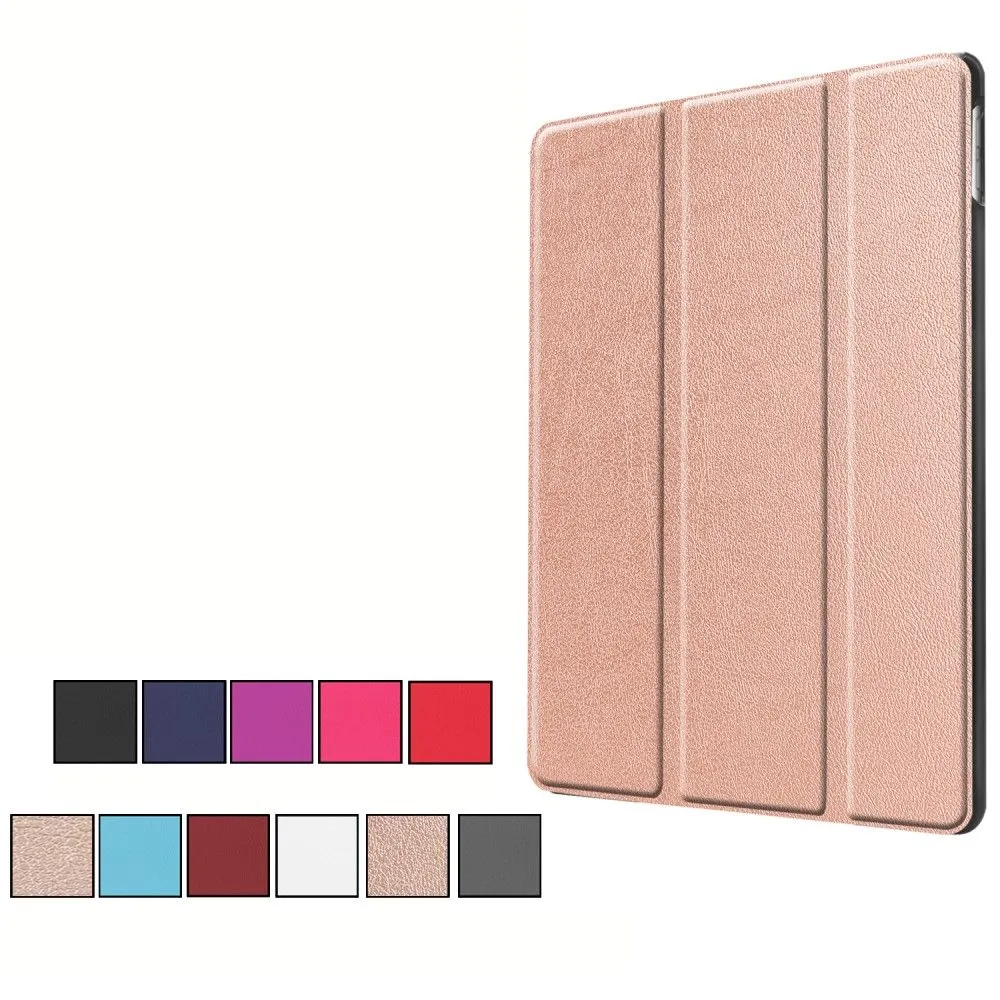 iPad 10.2 (2021) / (2020) / (2019) tri-fold PU leather flip case - Rose Gold