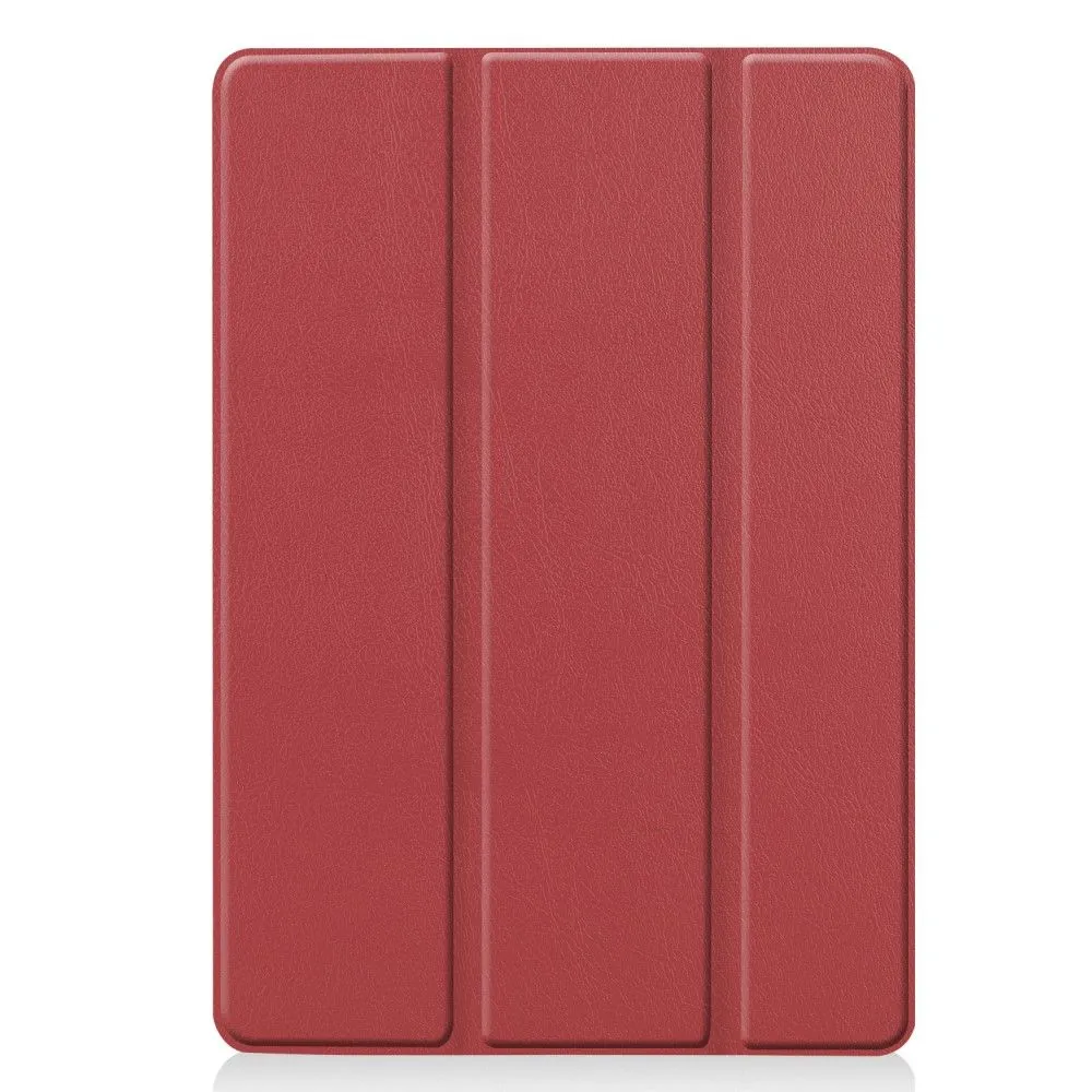 iPad 10.2 (2021) / (2020) / (2019) tri-fold PU leather flip case - Wine Red