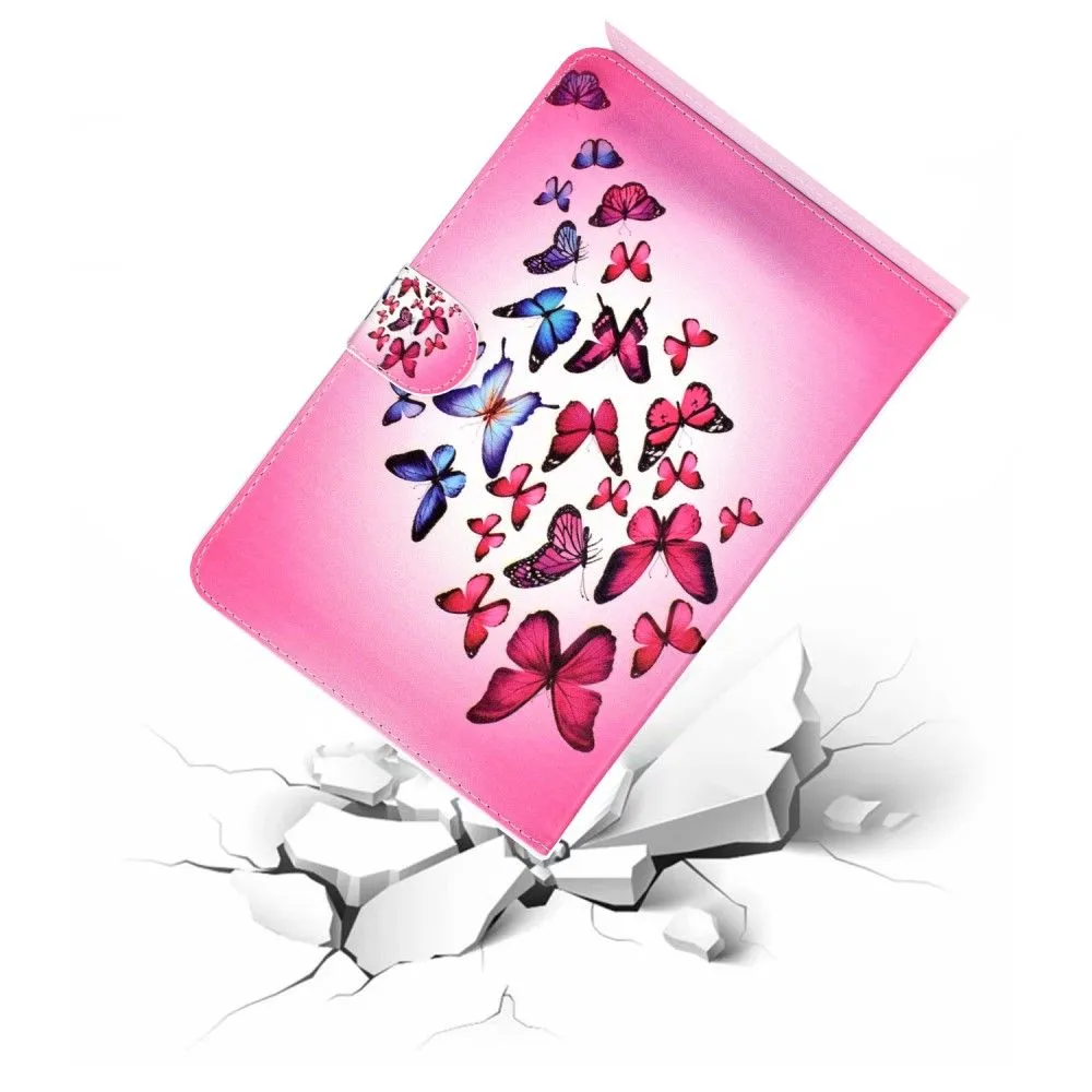 iPad 10.2 (2021) / Air (2019) cool pattern leather flip case - Beautiful Butterfly