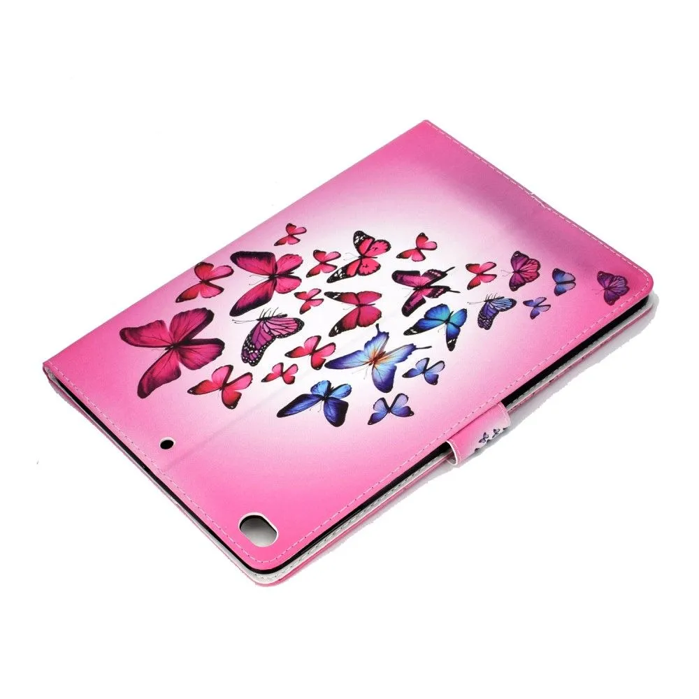 iPad 10.2 (2021) / Air (2019) cool pattern leather flip case - Beautiful Butterfly