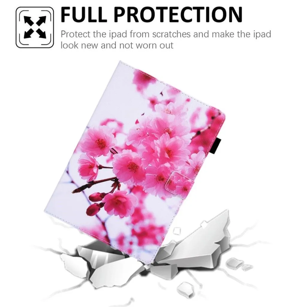 iPad Air (2020) / Pro 11 inch (2020) pattern leather case - Plum Blossom