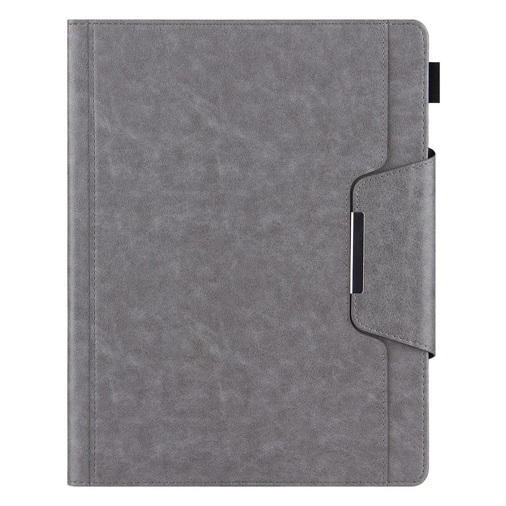 iPad Pro 12.9 (2021) / (2020) / (2018) PU leather flip case with card slots - Grey