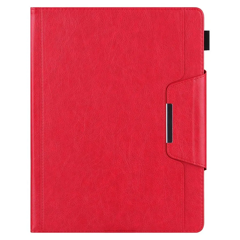 iPad Pro 12.9 (2021) / (2020) / (2018) PU leather flip case with card slots - Red